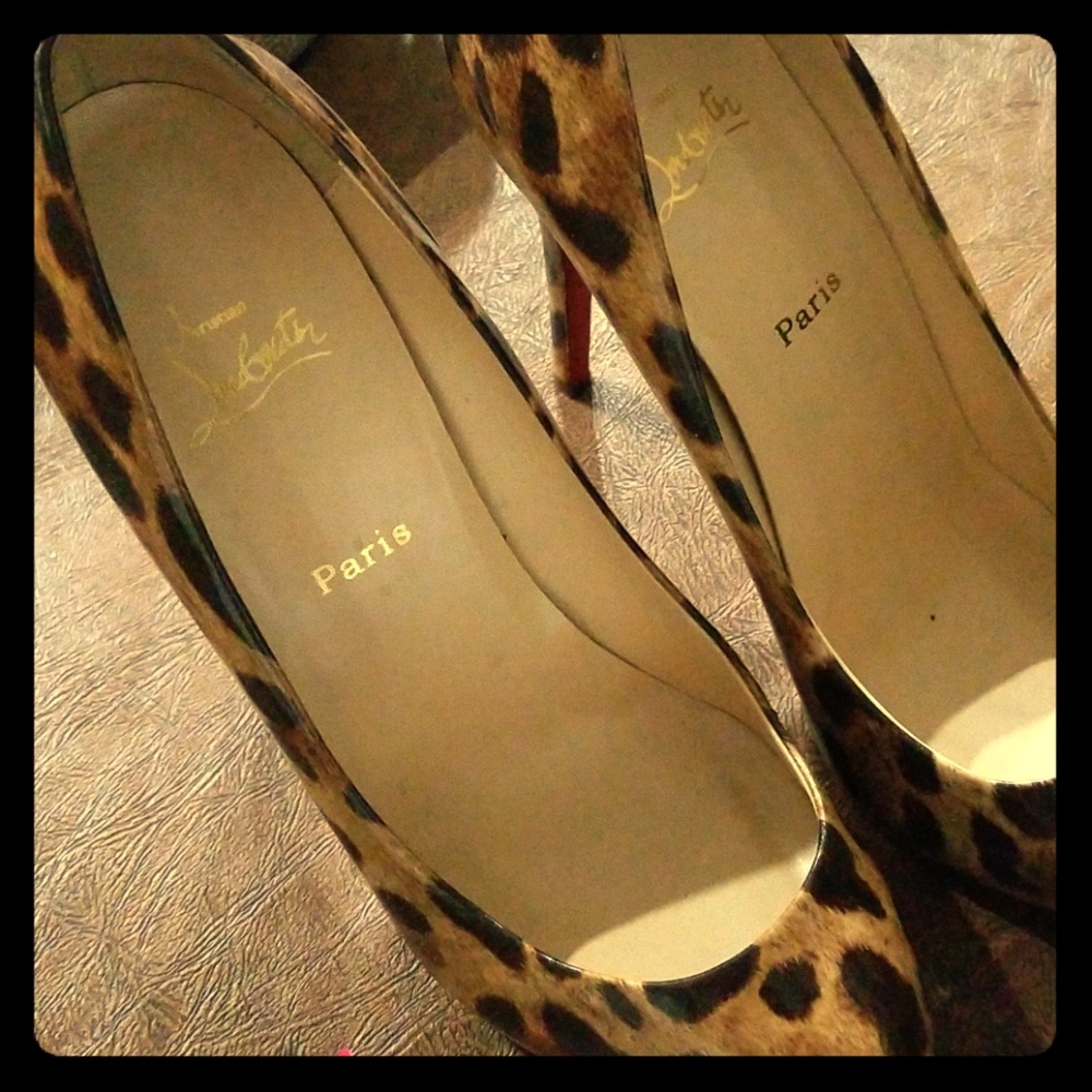 Christian lou boutin high heels